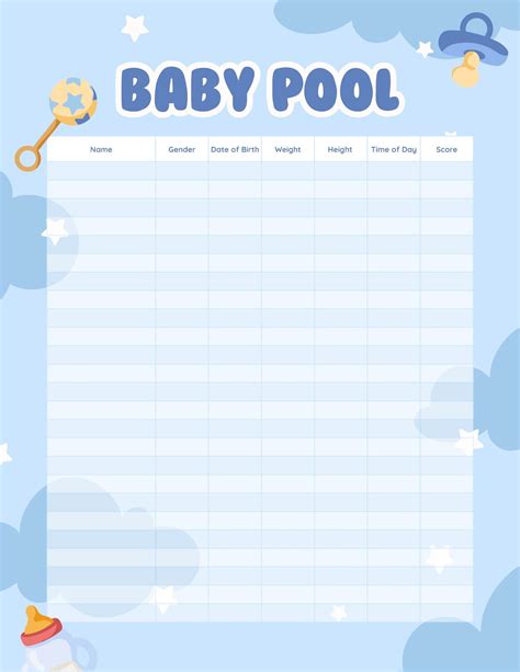 baby due date pool